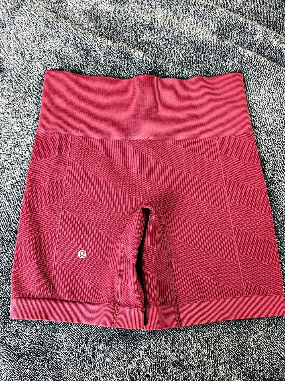 Lululemon Geometric Athletic Shorts in Pink Like New